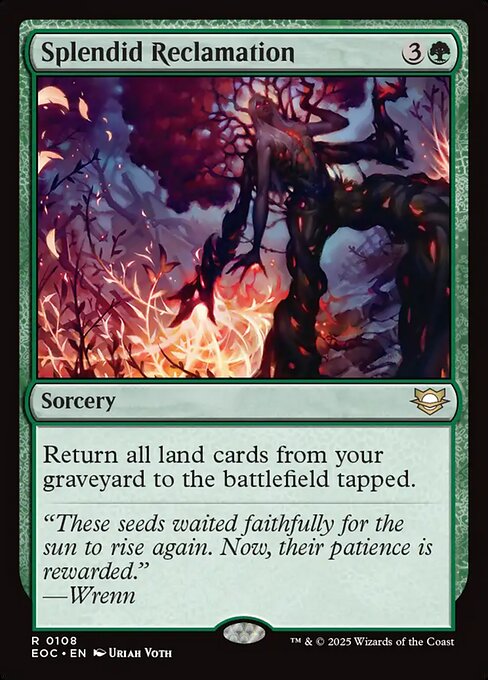 Splendid Reclamation - Edge of Eternities Commander #108