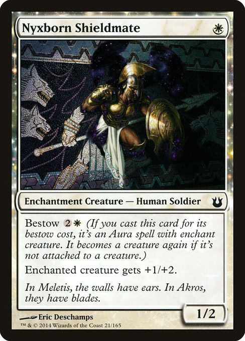 Nyxborn Shieldmate - Born of the Gods #21 Magic: The Gathering card image