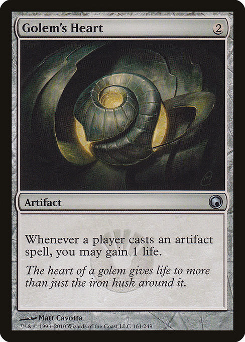Golem's Heart - Scars of Mirrodin #161