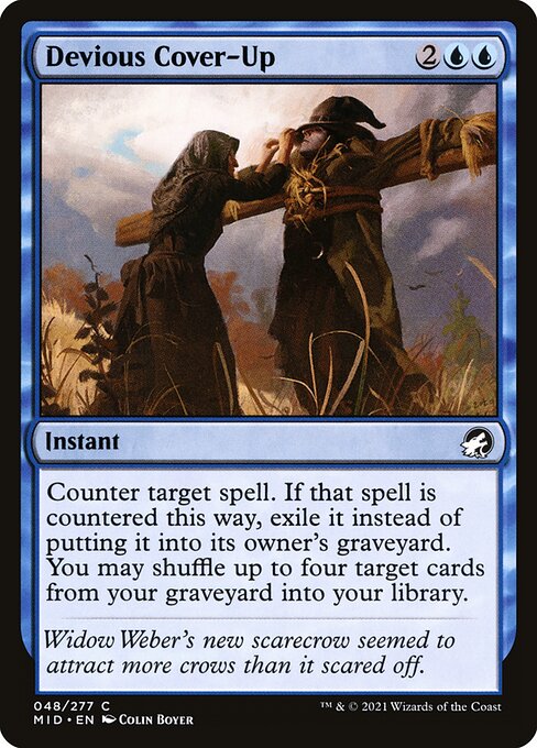 Devious Cover-Up - Innistrad: Midnight Hunt #48