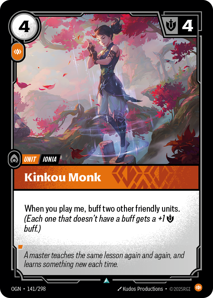 Kinkou Monk Riftbound card image