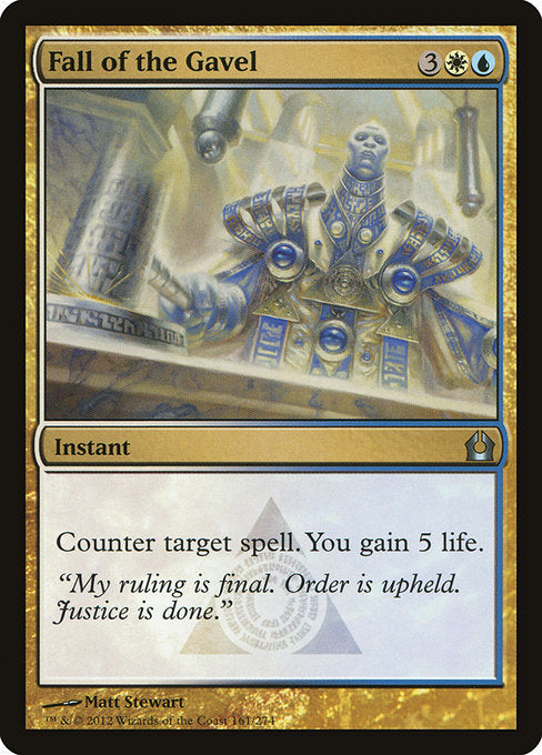 Fall of the Gavel - Return to Ravnica #161 Magic: The Gathering card image