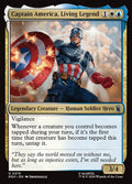 Captain America, Living Legend Marvel Super Heroes Magic: The Gathering card image