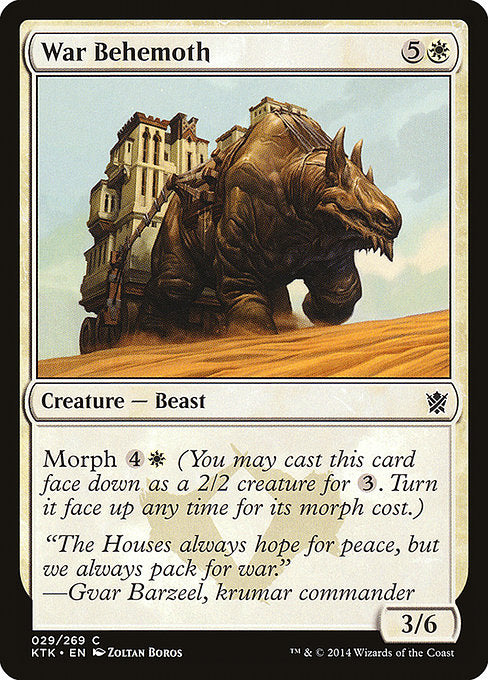 War Behemoth - Khans of Tarkir #29
