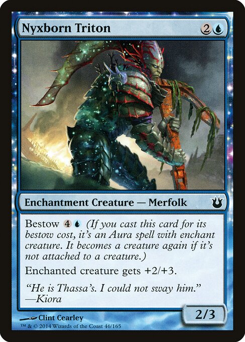 Nyxborn Triton Born of the Gods Magic: The Gathering card image