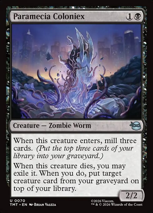 Paramecia Coloniex Teenage Mutant Ninja Turtles Magic: The Gathering card image