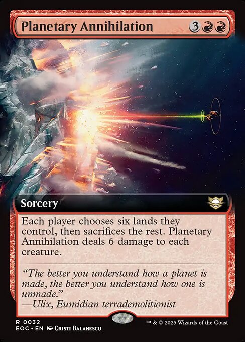 Planetary Annihilation - Edge of Eternities Commander #32
