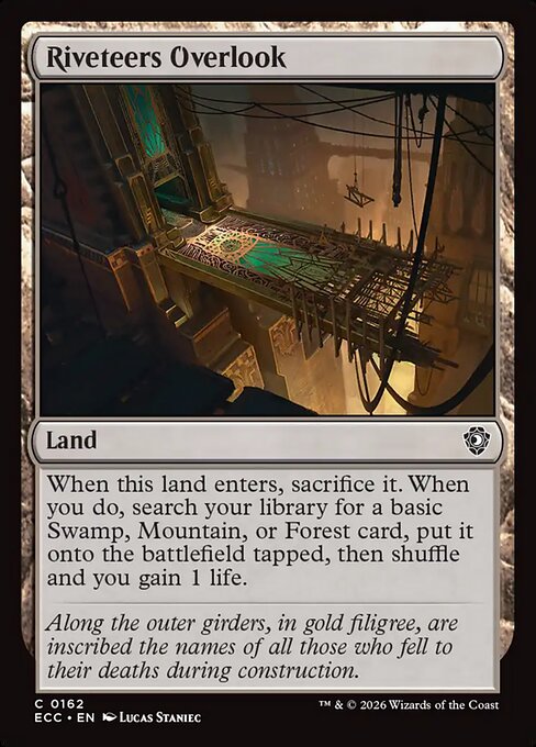 Riveteers Overlook - Lorwyn Eclipsed Commander #162