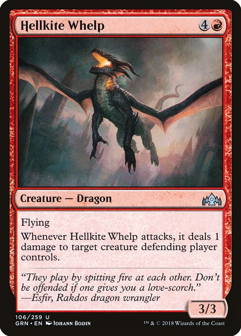 Hellkite Whelp - Guilds of Ravnica #106