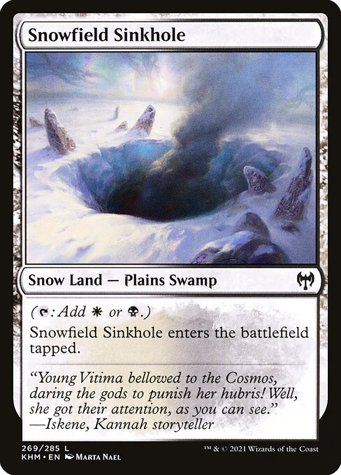 Snowfield Sinkhole - Kaldheim #269