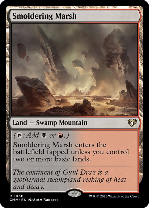 Smoldering Marsh - Commander Masters #1036