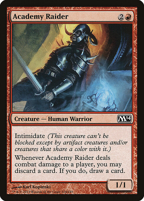 Academy Raider Magic 2014 Magic: The Gathering card image
