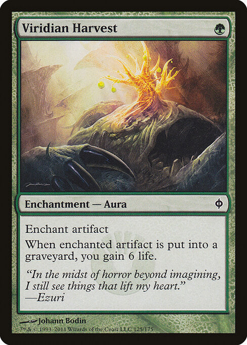 Viridian Harvest New Phyrexia Magic: The Gathering card image