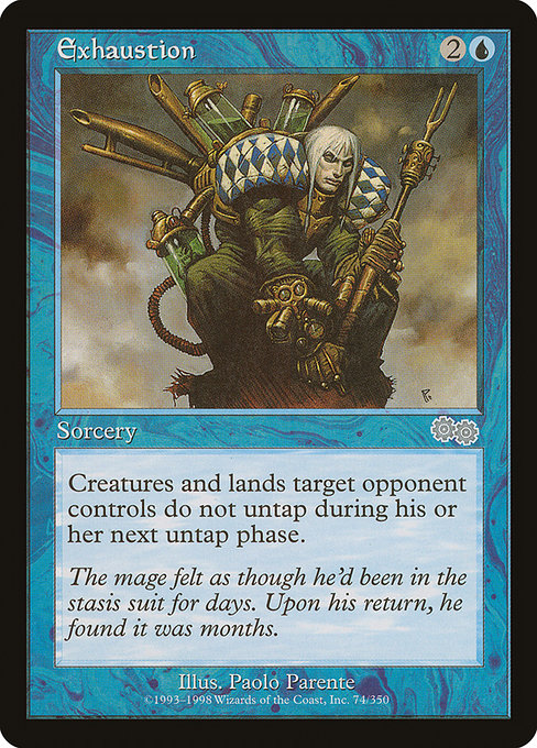 Exhaustion - Urza's Saga #74