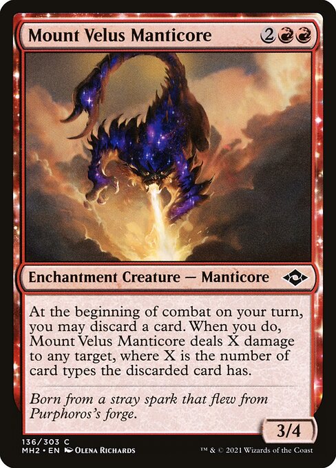 Mount Velus Manticore - Modern Horizons 2 #136