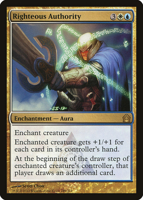 Righteous Authority - Return to Ravnica #189
