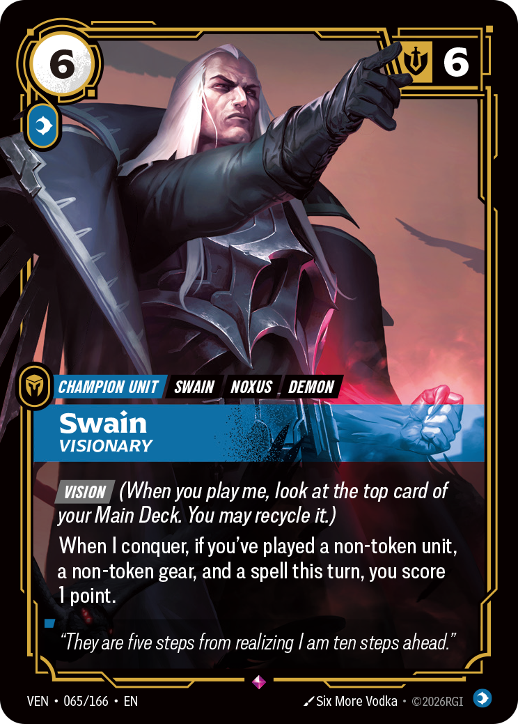 Swain, Visionary Riftbound card