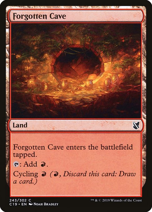 Forgotten Cave - Commander 2019 #243