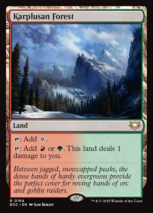 Karplusan Forest - Edge of Eternities Commander #164