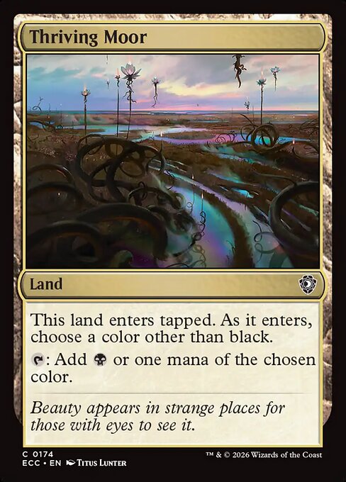 Thriving Moor - Lorwyn Eclipsed Commander #174
