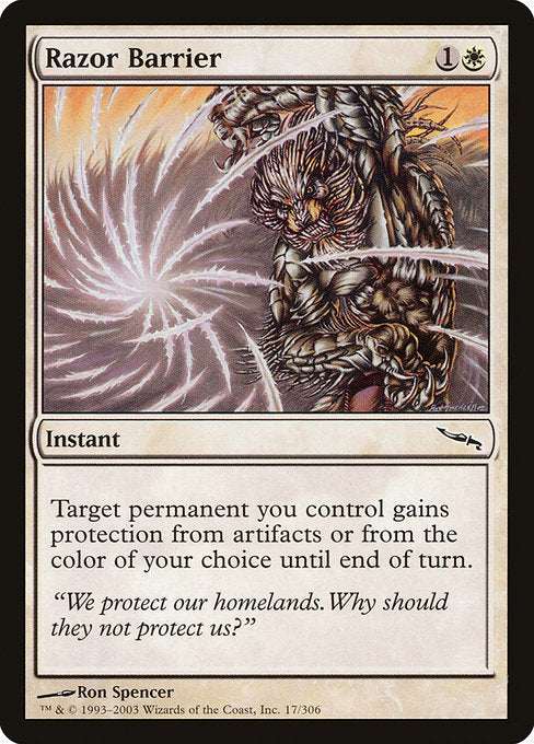 Razor Barrier - Mirrodin #17