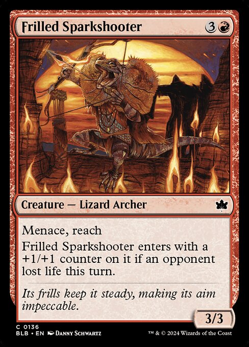 Frilled Sparkshooter - Bloomburrow #136