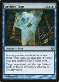Archive Trap Zendikar Magic: The Gathering card image