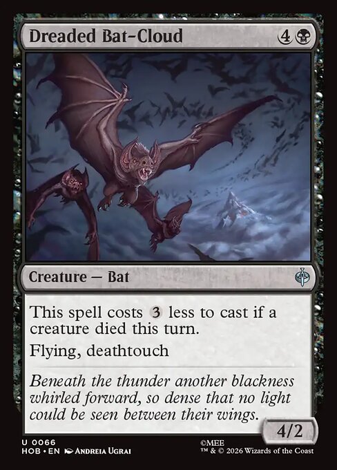 Dreaded Bat-Cloud HOB 66