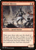 Defiant Khenra Hour of Devastation Magic: The Gathering card image