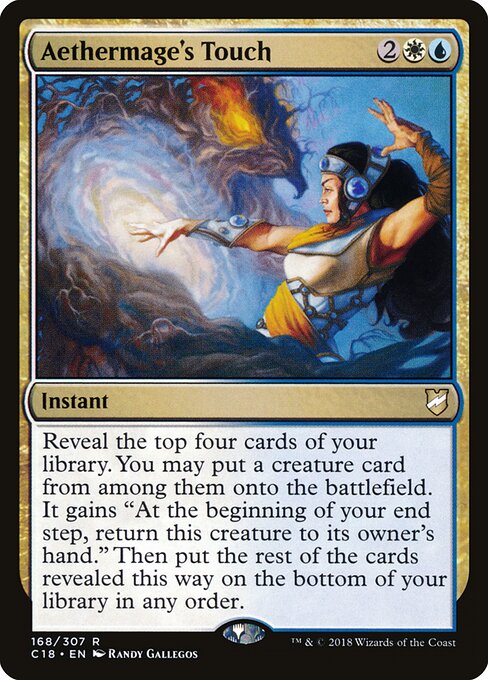 Aethermage's Touch Commander 2018 Magic: The Gathering card image