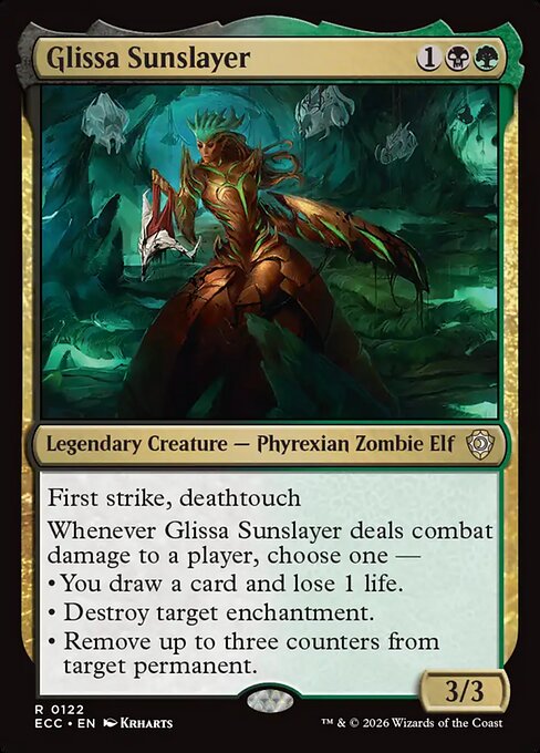 Glissa Sunslayer - Lorwyn Eclipsed Commander #122