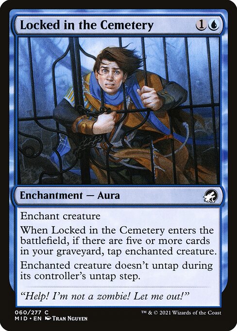 Locked in the Cemetery - Innistrad: Midnight Hunt #60