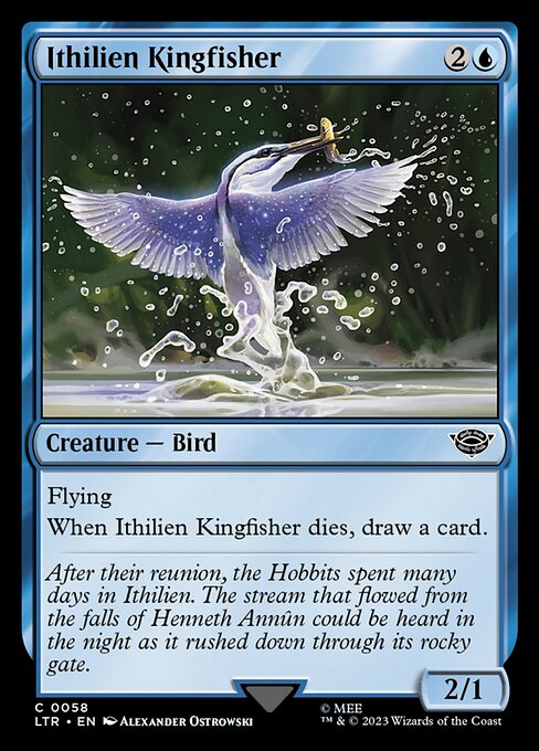 Ithilien Kingfisher - The Lord of the Rings: Tales of Middle-earth #58