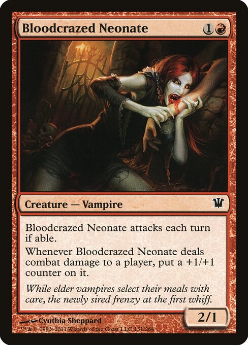 Bloodcrazed Neonate Innistrad Magic: The Gathering card image