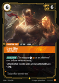 Lee Sin, Centered Alternate Art Riftbound card image