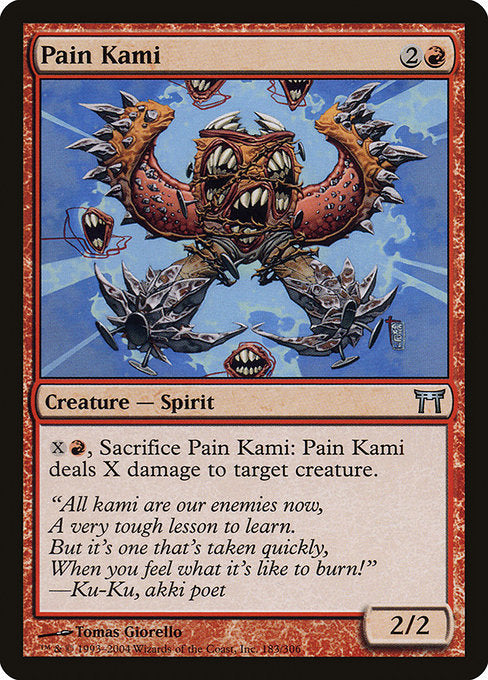 Pain Kami - Champions of Kamigawa #183