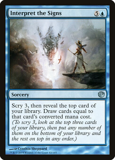 Interpret the Signs Journey into Nyx Magic: The Gathering card image