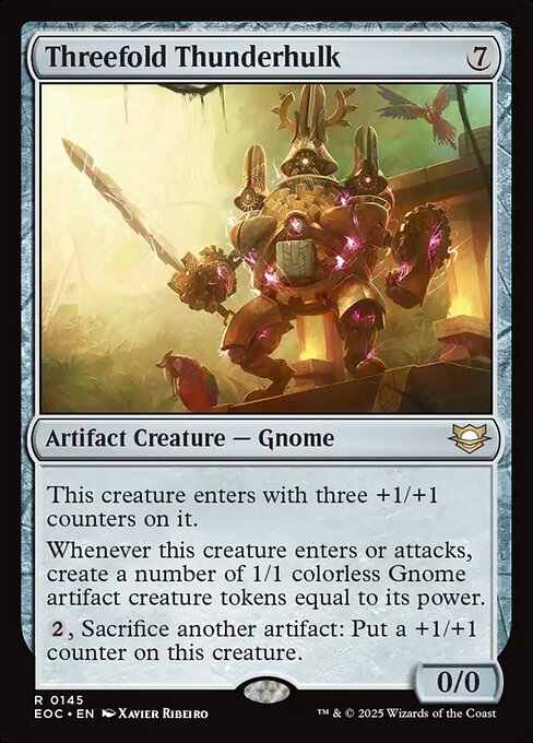 Threefold Thunderhulk - Edge of Eternities Commander #145