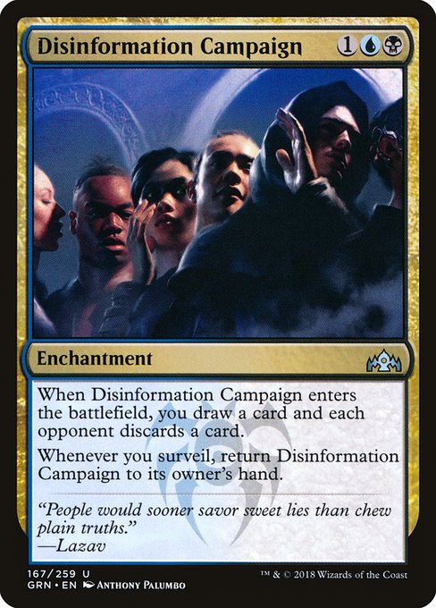 Disinformation Campaign - Guilds of Ravnica #167