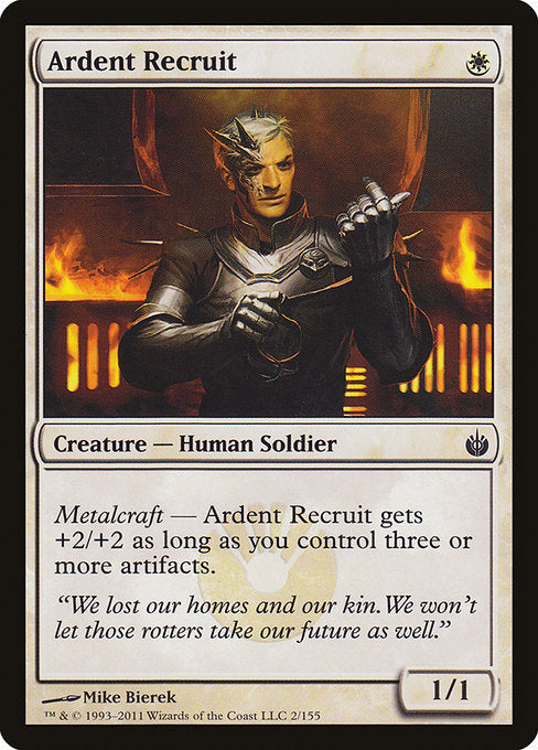 Ardent Recruit - Mirrodin Besieged #2