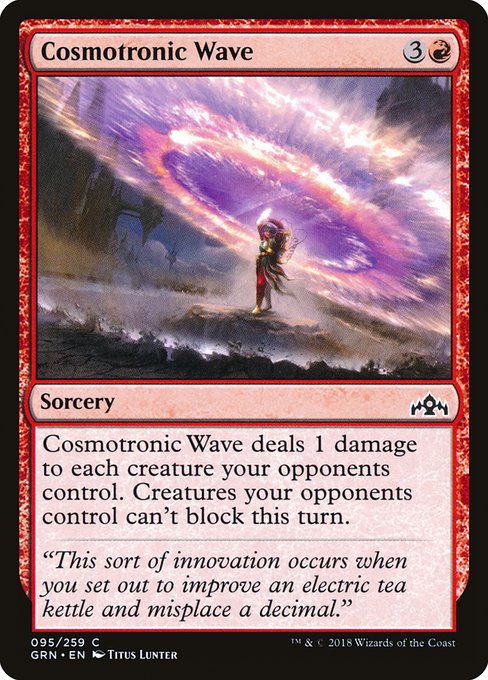 Cosmotronic Wave - Guilds of Ravnica #95 Magic: The Gathering card image