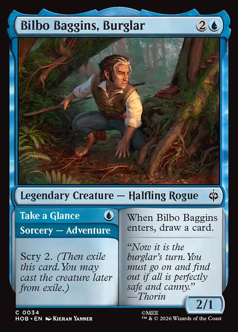 Bilbo Baggins, Burglar // Take a Glance HOB 34