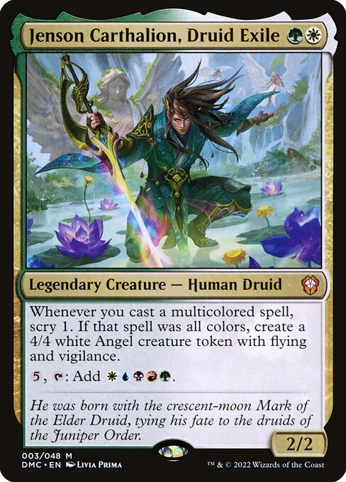 Jenson Carthalion, Druid Exile - Dominaria United Commander #3