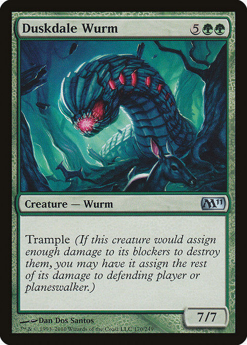 Duskdale Wurm - Magic 2011 #170