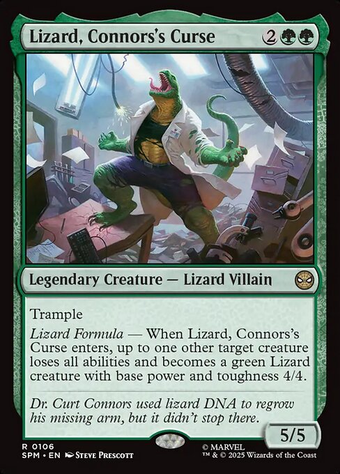 Lizard, Connors's Curse - Marvel's Spider-Man #106