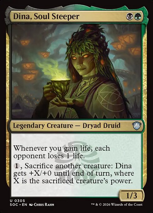 Dina, Soul Steeper - Secrets of Strixhaven Commander #305