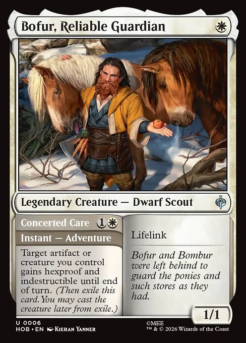 Bofur, Reliable Guardian // Concerted Care HOB 6