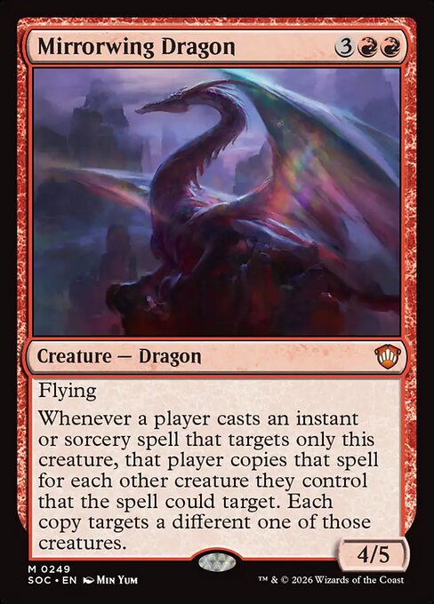Mirrorwing Dragon - Secrets of Strixhaven Commander #249