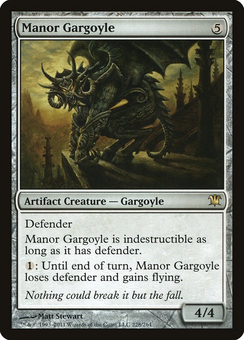 Manor Gargoyle - Innistrad #228