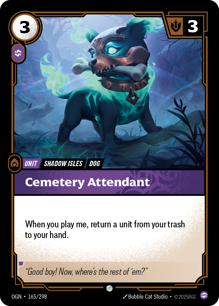 Cemetery Attendant Riftbound card image